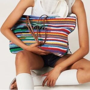 Miu Miu Large Crochet Tote Bag